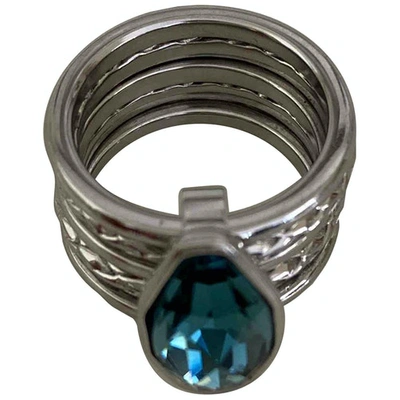 Pre-owned Just Cavalli Ring In Silver