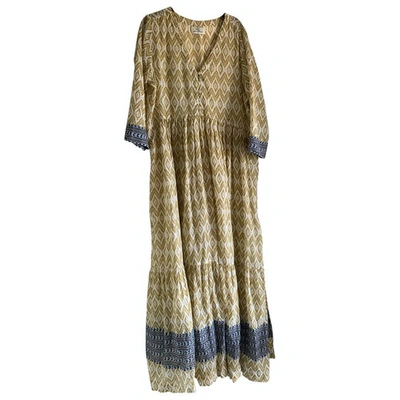 Pre-owned Stella Forest Maxi Dress In Yellow