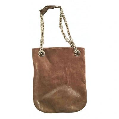 Pre-owned Danielapi Brown Leather Handbag
