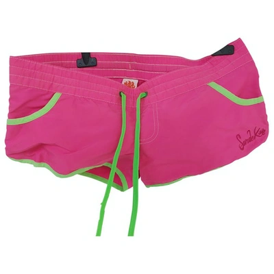 Pre-owned Sundek Pink Polyester Shorts
