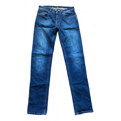 Pre-owned Fay Straight Jeans In Blue