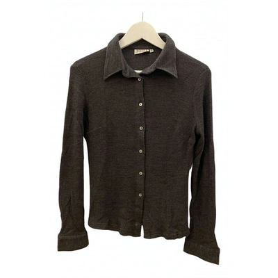 Pre-owned Marella Wool Shirt In Grey