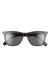 Oliver Peoples Ollis 54mm Square Sunglasses In Black/ Grey