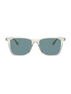 Oliver Peoples Ollis Sun Transparent Wayfarer-style Sunglasses In Citrine