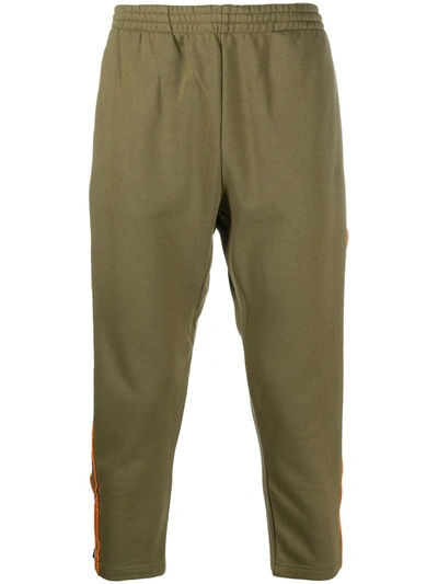 Kappa Doile Cropped Track Trousers In Green