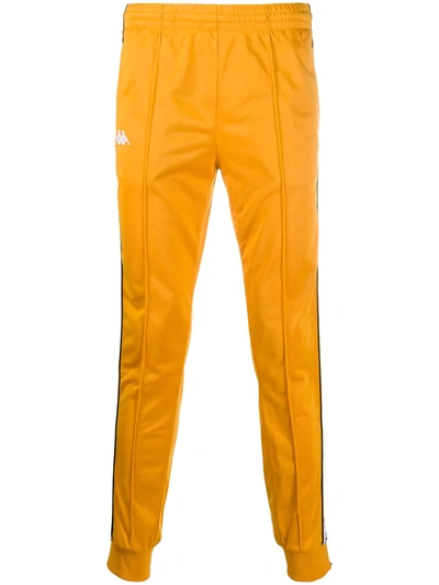 Kappa Rastoria Logo-tape Track Trousers In Yellow
