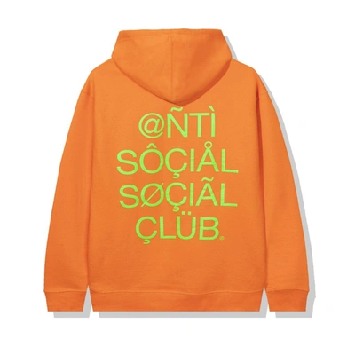 Pre-owned Anti Social Social Club  Assc999 Hoodie Orange