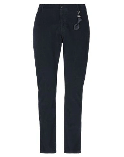 Grey Daniele Alessandrini Pants In Dark Blue