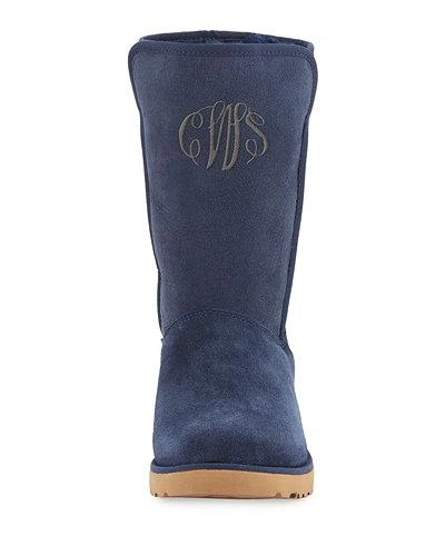 Ugg Amie Classic Slim&trade; Short Boot In Navy