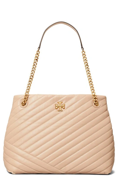 Tory Burch Kira Chevron Quilted Leather Tote In Devon Sand