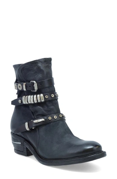 A.s.98 Ives Bootie In Black Leather