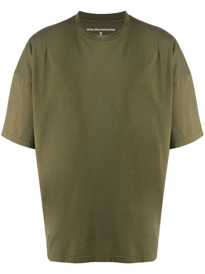 White Mountaineering Jersey T-shirt In Green