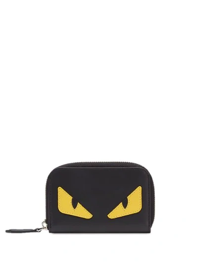 Fendi Small Bag Bugs Wallet In Black