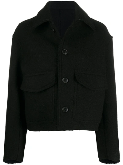 Ami Alexandre Mattiussi Boxy-fit Jacket In Black