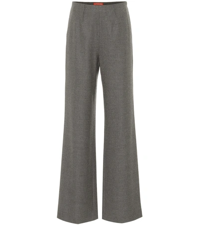 Altuzarra Luther High-rise Flared Pants In Grey