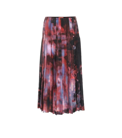 Altuzarra Bennie Printed Pleated Midi Skirt In Multicolour