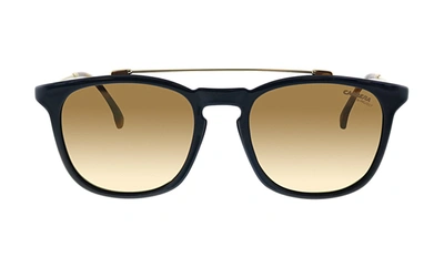 Carrera Ca Car A154 Black Plastic Square Sunglasses Gold Mirror Lens