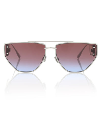 Dior Cd Clan2 010 Yb Aviator Sunglasses In Purple