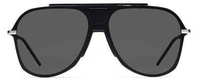 Dior 224s Aviator Sunglasses In Black