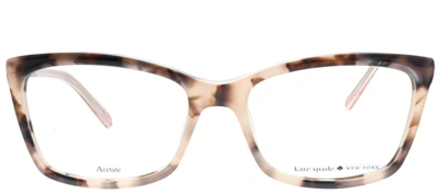 Kate Spade Cortina Rectangle Eyeglasses In Pink