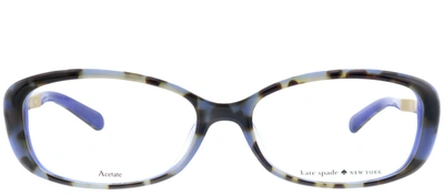 Kate Spade Low Bridge Fit Amaris/f Oval Eyeglasses In Clear