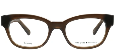Kate Spade Andra Rectangular Eyeglasses In Clear