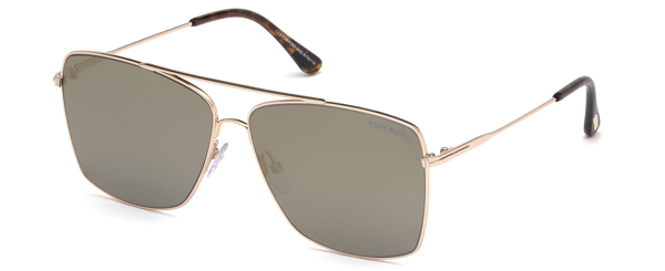 tom ford magnus metal aviator sunglasses