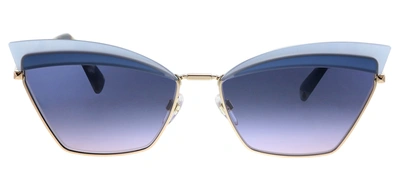 Valentino Va 2029 Cat-eye Sunglasses In Blue