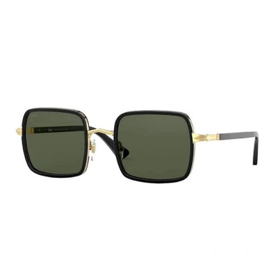 Persol Po2475s Square-framed Metal Sunglasses In Green
