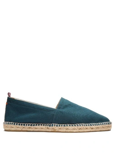 Castaã±er Pablo Canvas Espadrilles In Slate Blue