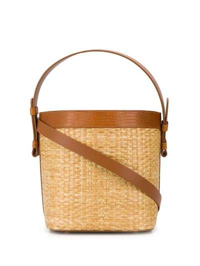 Nico Giani Adenia Large Bag In Natural Woven Straw In Neutrals