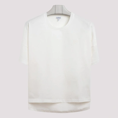 Loewe Short Oversize Anagram T-shirt In White