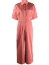 Ba&sh Ba & Sh Brigitte Collared Jumpsuit In Pink