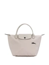 Longchamp Le Pliage Club Small Nylon Travel Bag In Chalk