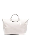 Longchamp Le Pliage Club Large Nylon Travel Bag In Neutrals