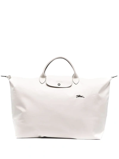 Longchamp Le Pliage Club Large Nylon Travel Bag In Neutrals