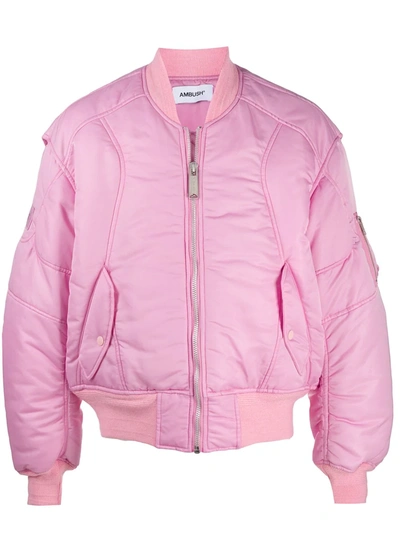 Ambush Ma-1 Padded Bomber Jacket In Pink