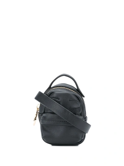 Chiara Ferragni Flirting Mini Backpack In Black