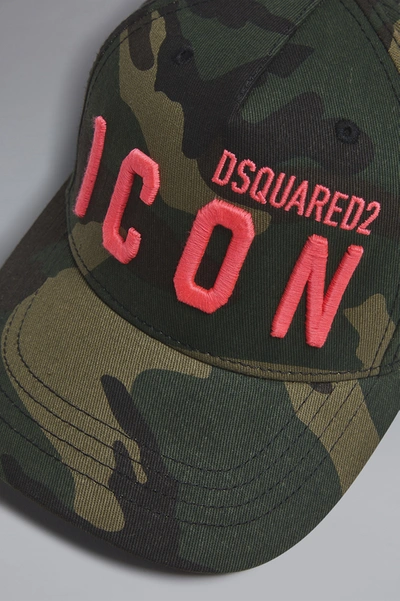 Dsquared2 Unisex Hat In Military Green