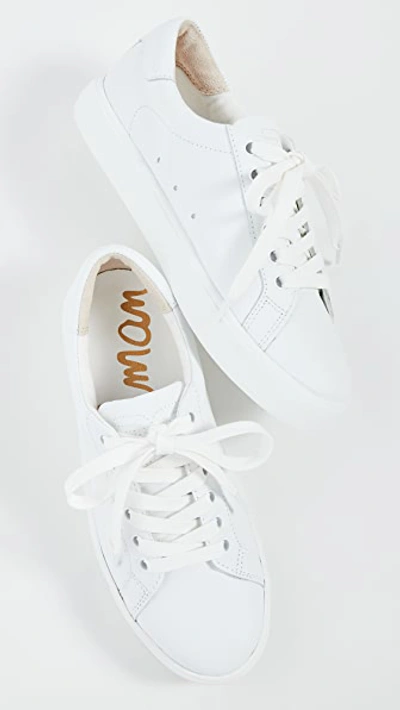 Sam Edelman Women's Argo Lace-up Sneakers Women's Shoes In White