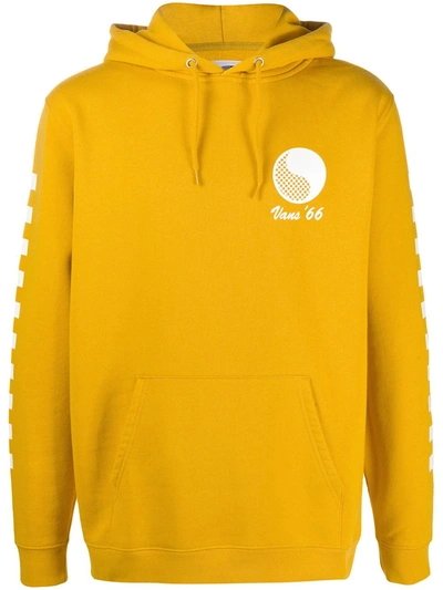 Vans X Free & Easy Graphic-print Hoodie In Yellow