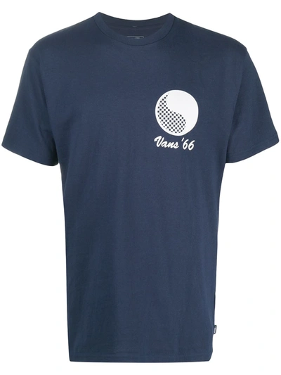 Vans Navy Free & Easy Edition Logo T-shirt In Blue
