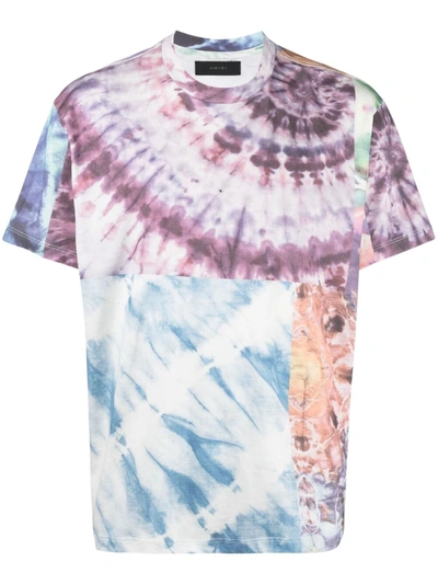 Amiri Multicolor Tie-dye Patchwork T-shirt