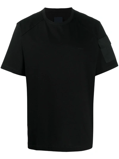 Juunj Flap-pocket Oversized T-shirt In Black