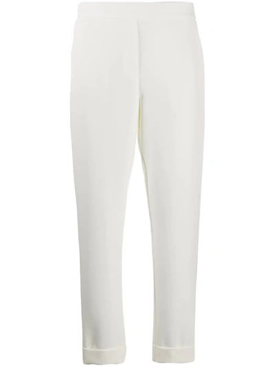 P.a.r.o.s.h Turn-up Hem Trousers In Neutrals