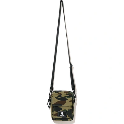 Pre-owned Bape 1st Camo Mini Shoulder Bag (fw20) Green