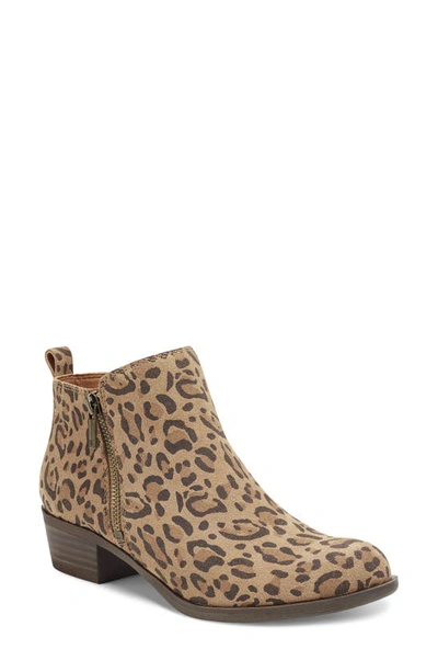 Lucky Brand Basel Bootie In Brown