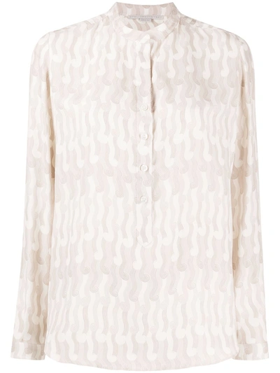 Stella Mccartney Eva Printed Silk Shirt In Multicolor