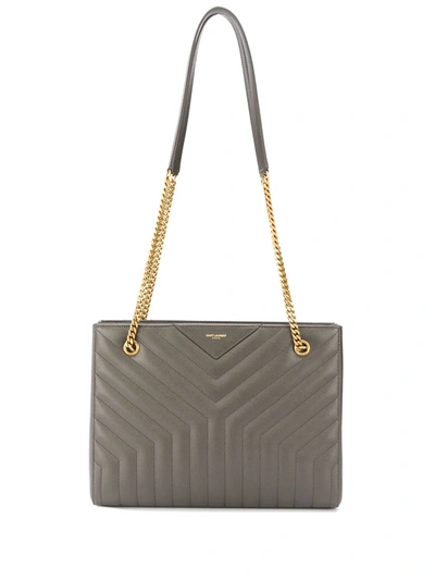 Saint Laurent Joan Shopping Shoulder Bag In Green