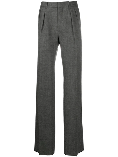 Tom Ford Relaxed Straight-leg Trousers In Grey